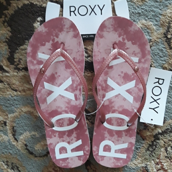 7x*Host Pick*Roxy adorable flip flop sandals - Picture 2 of 16